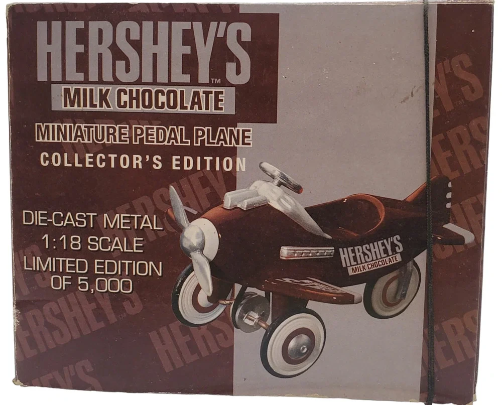 Hershey's Miniature Pedal Plane Collector's Limited Edition 1:18 Die-Cast NIB